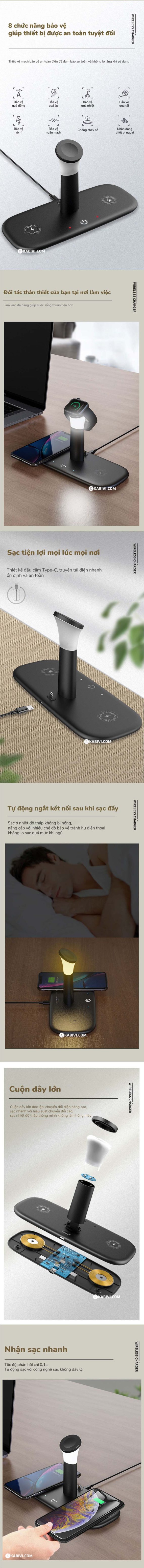 de sac khong day kiem den ngu 5in1 h9