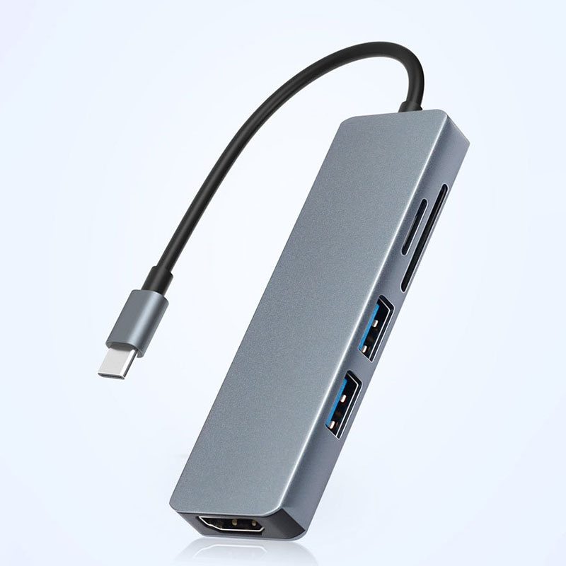 cong chuyen type c to hdmi 5in1 adapter h6
