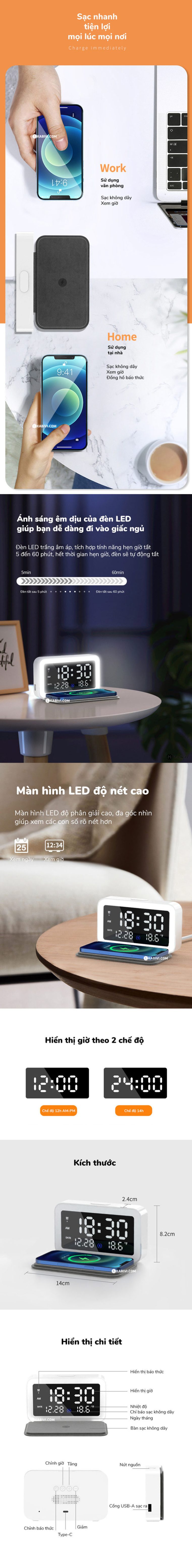 dong ho de ban kiem de sac khong day orycool h02